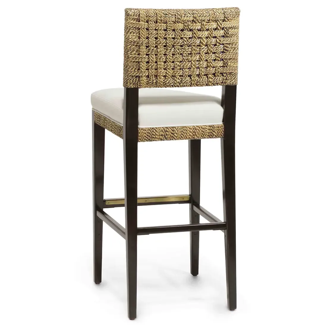 Panamawood Performance Bar Stool - Brown, Seagrass