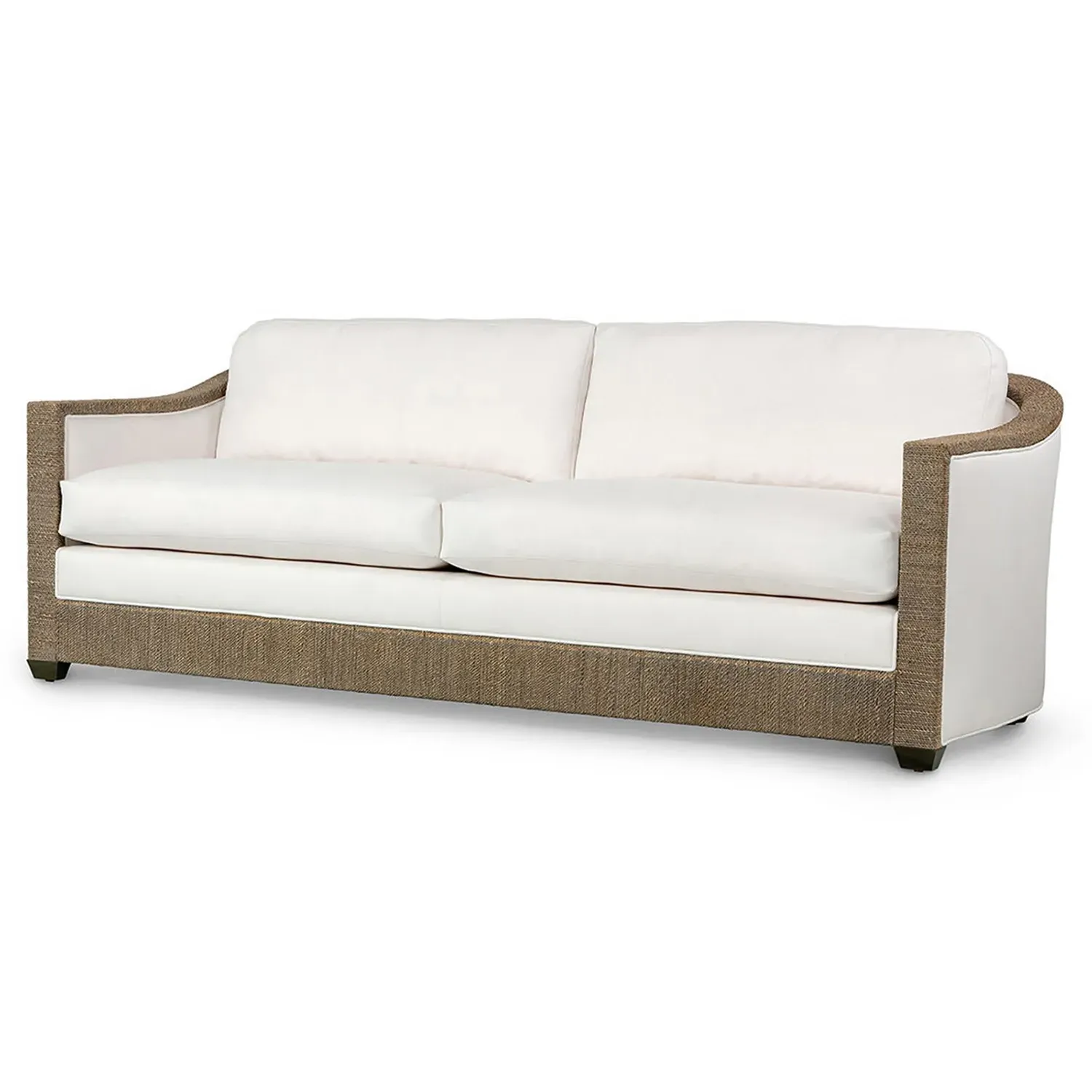 Pearson Rope Frame Sofa - White, Hardwood