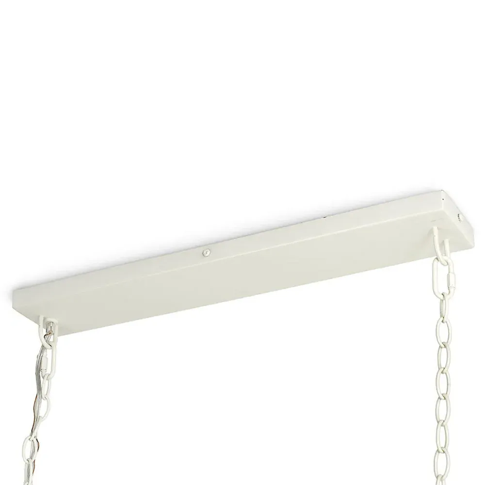 Raya Wood Beads Chandelier - Cream