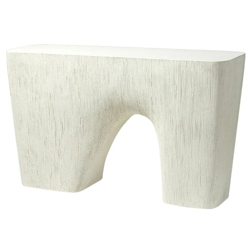 Rowan Outdoor Console Table - White, Stonecast image