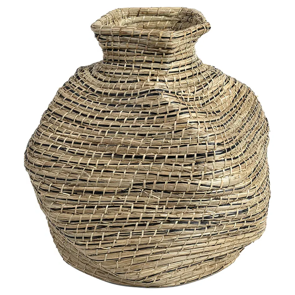 Santa Fe Tall Floor Basket - Natural, Seagrass