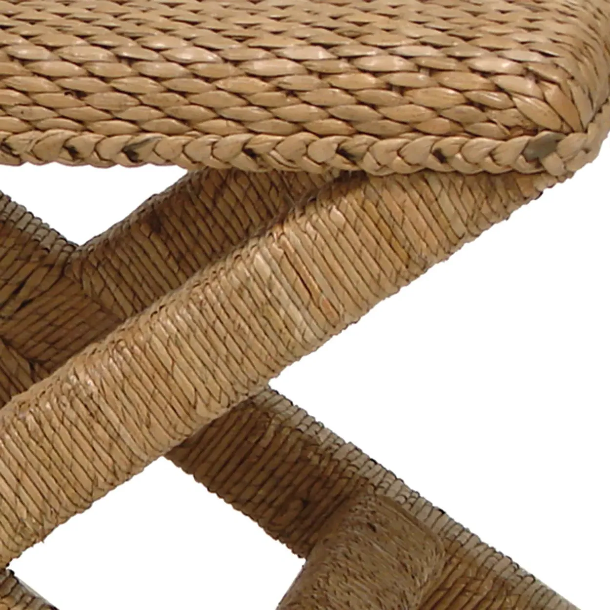 Soleil Seagrass Rope Stool - Brown