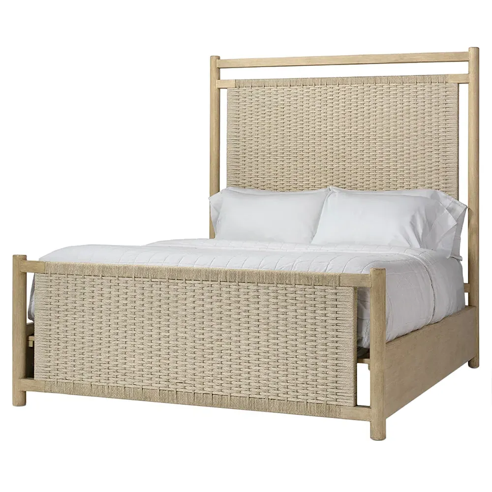 St. Helena Queen Size Bed Frame - Off White, Wood image