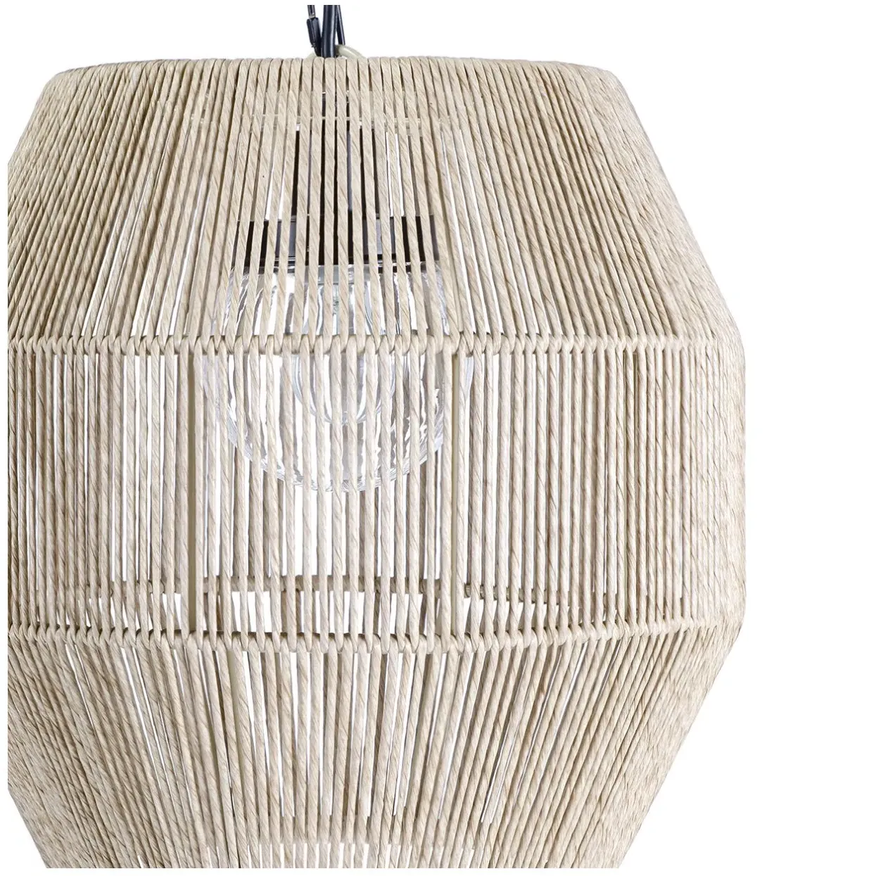 Tanner Octagonal Pendant Light - Natural, Wicker