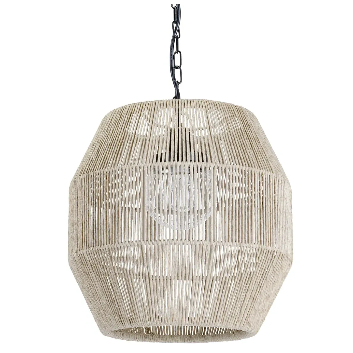 Tanner Octagonal Pendant Light - Natural, Wicker