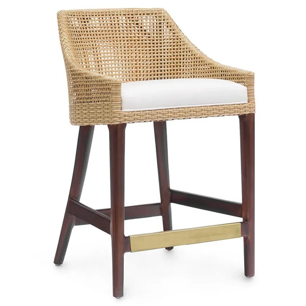 Vincent Counter Stool - Brown, Rattan image