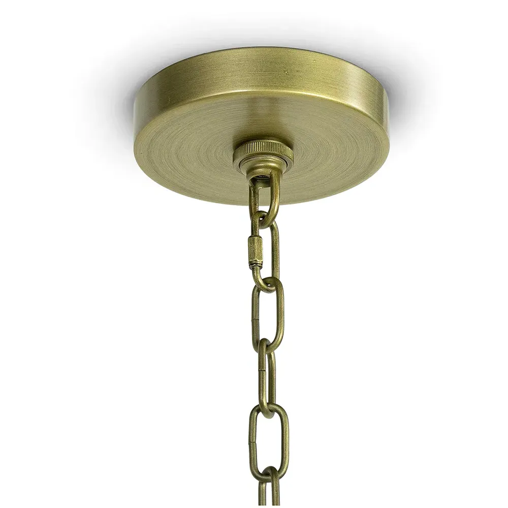 Westerly 54" Outdoor Chandelier - Oatmeal, Aluminum