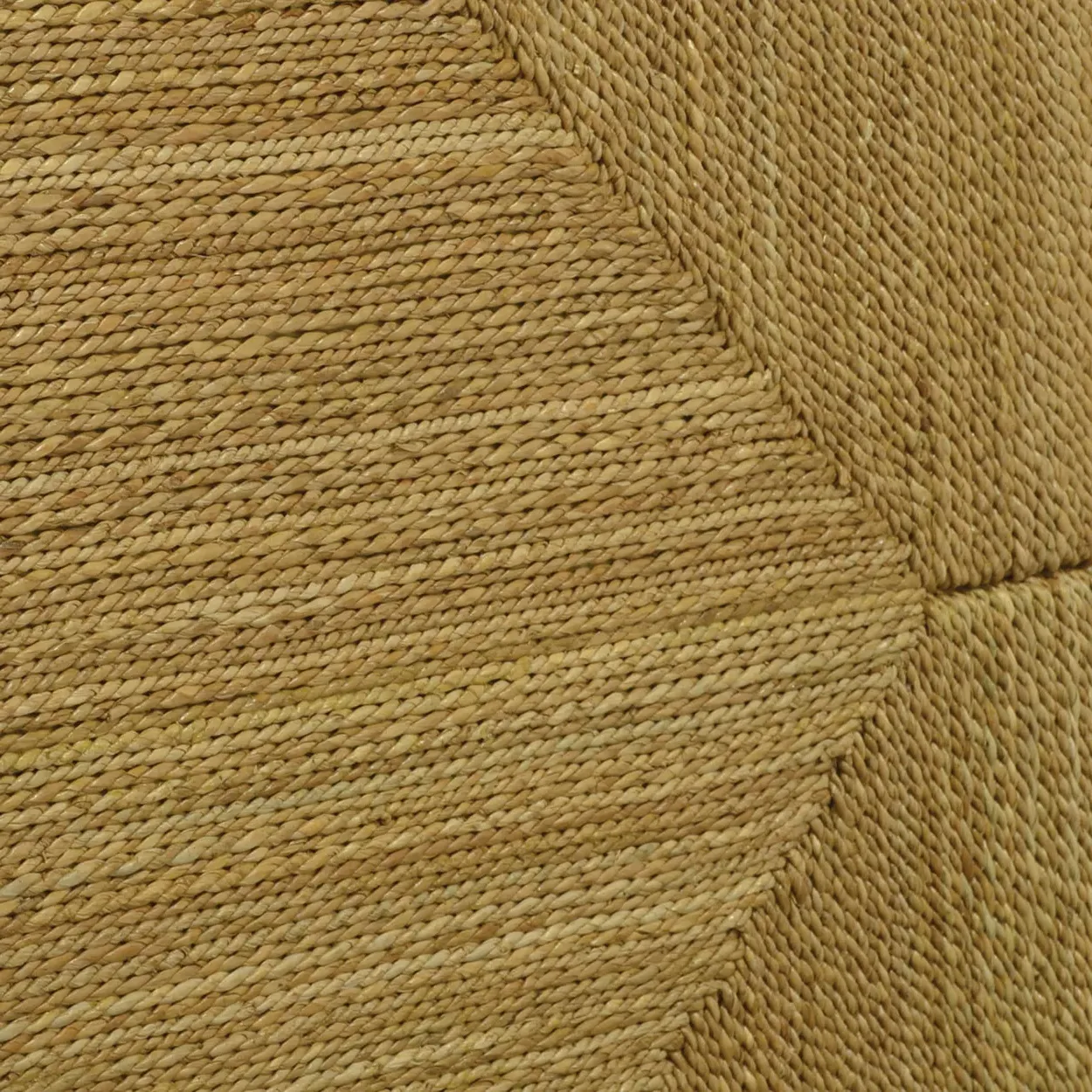 Woodside King Size Canopy Bed - Natural, Seagrass Rope