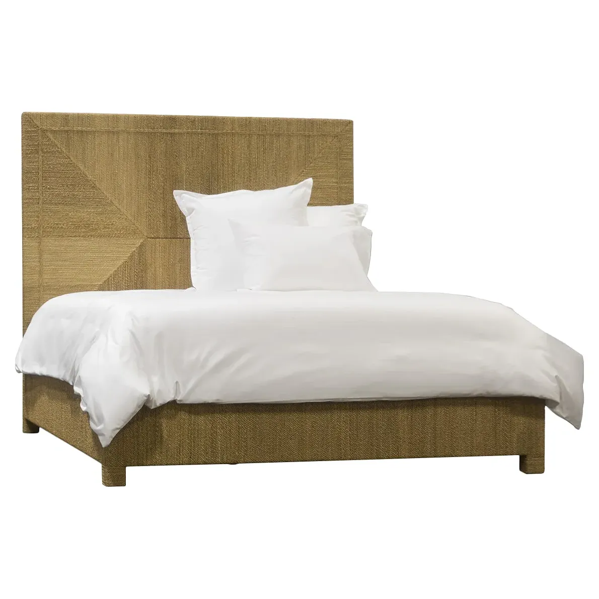 Woodside Queen Size Bed Frame - Natural, Rope image