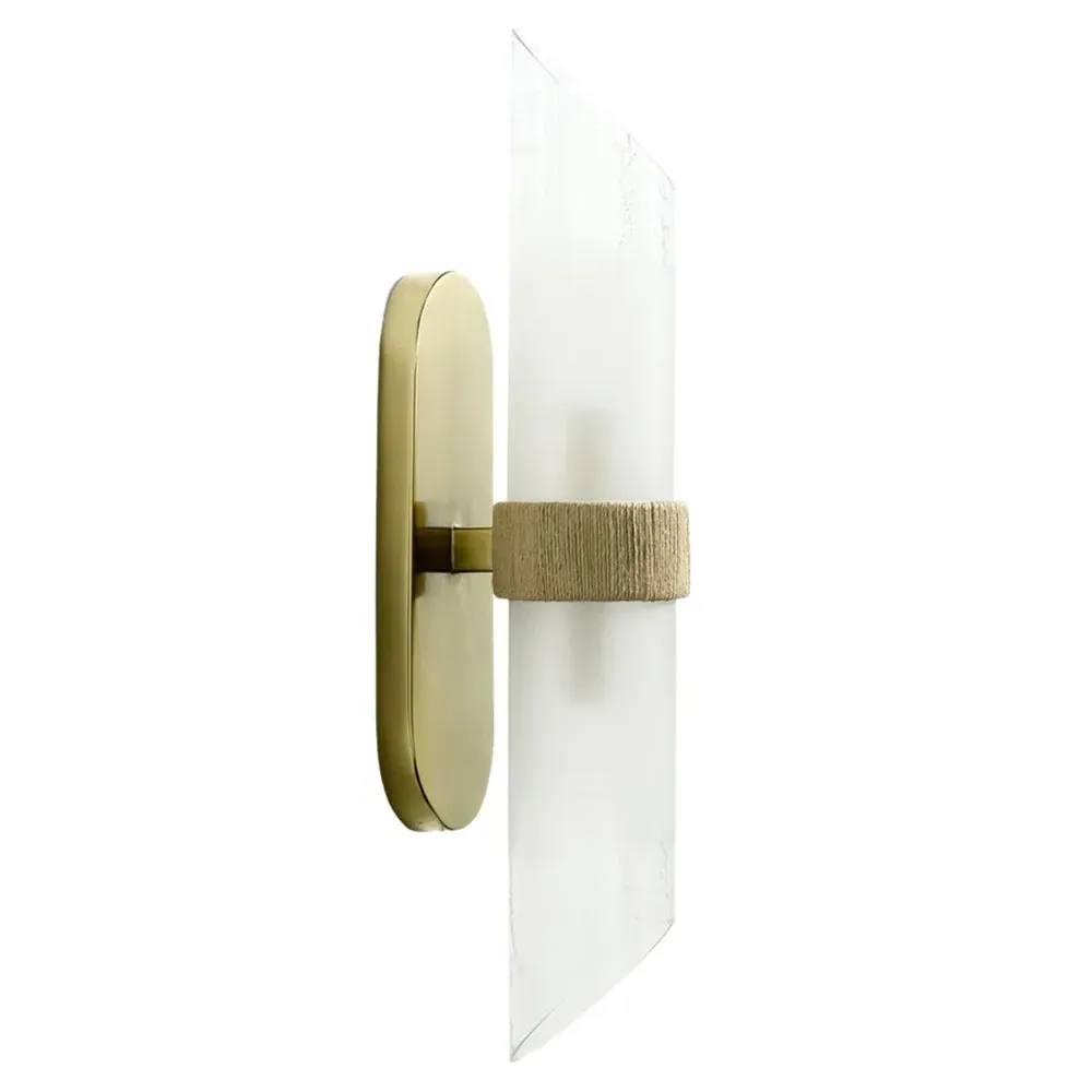 Yvonne Wall Sconce - Natural, Jute Rope