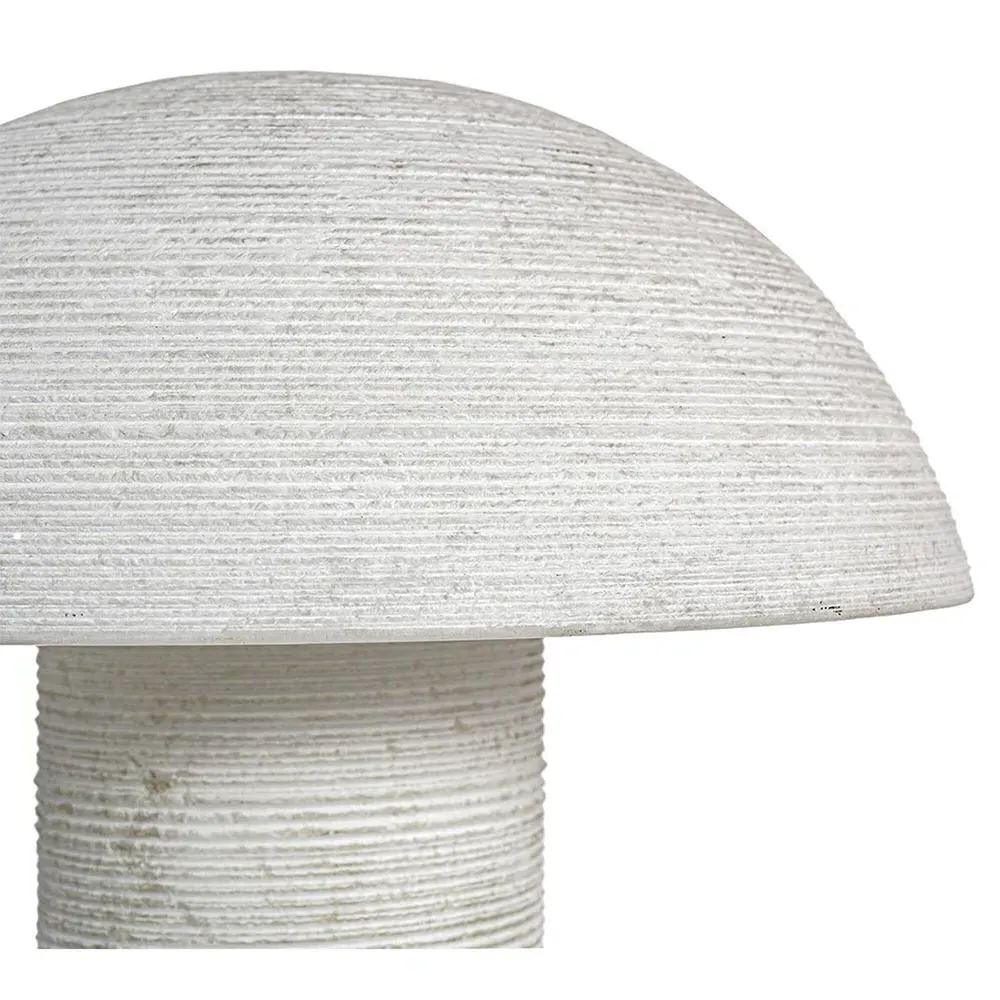 Zana Table Lamp - White Smoke, Alabaster Stone