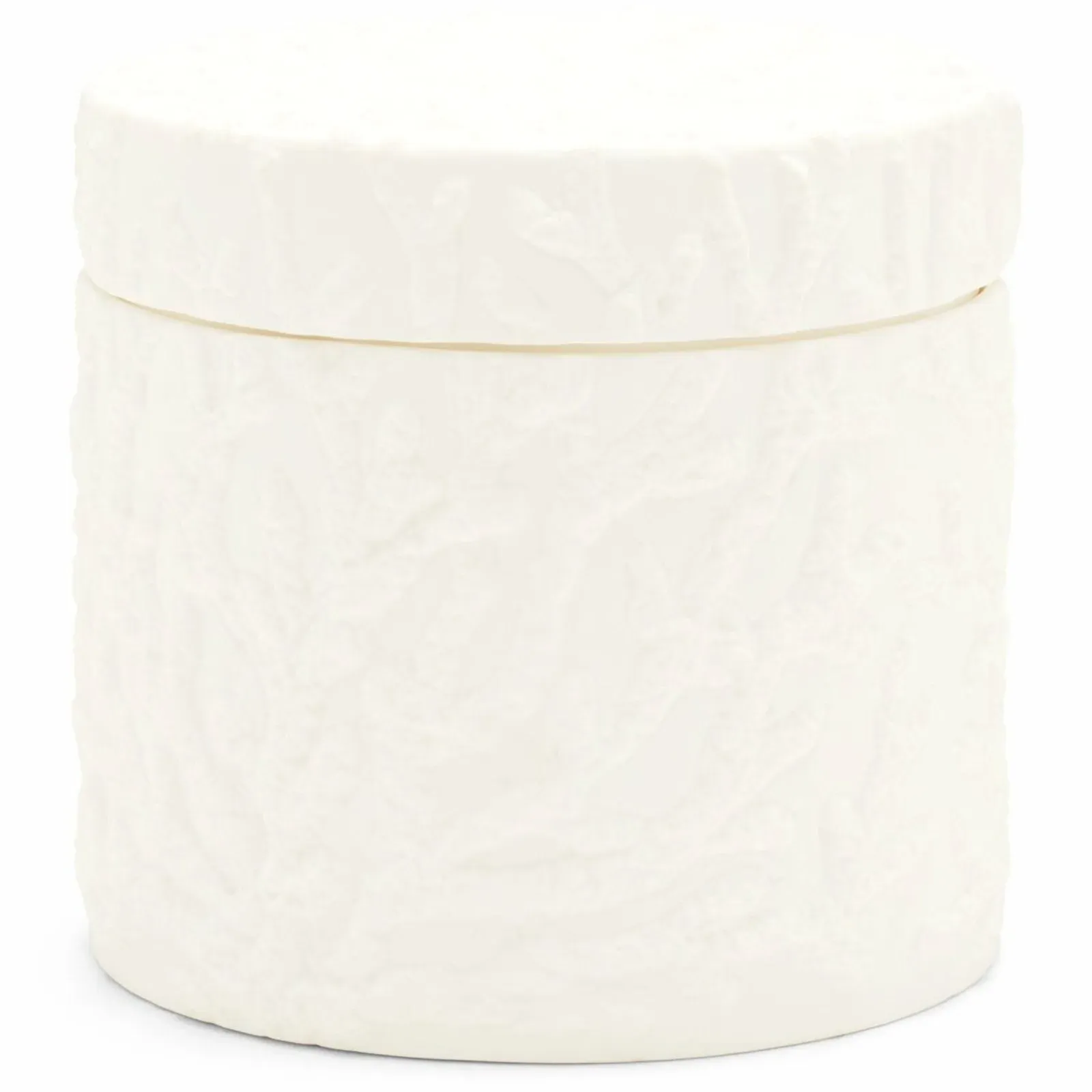 Alanya Small Canister - White, Porcelain