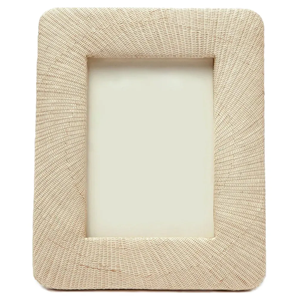 Ancona 5x7 Picture Frame - Brown, Rattan