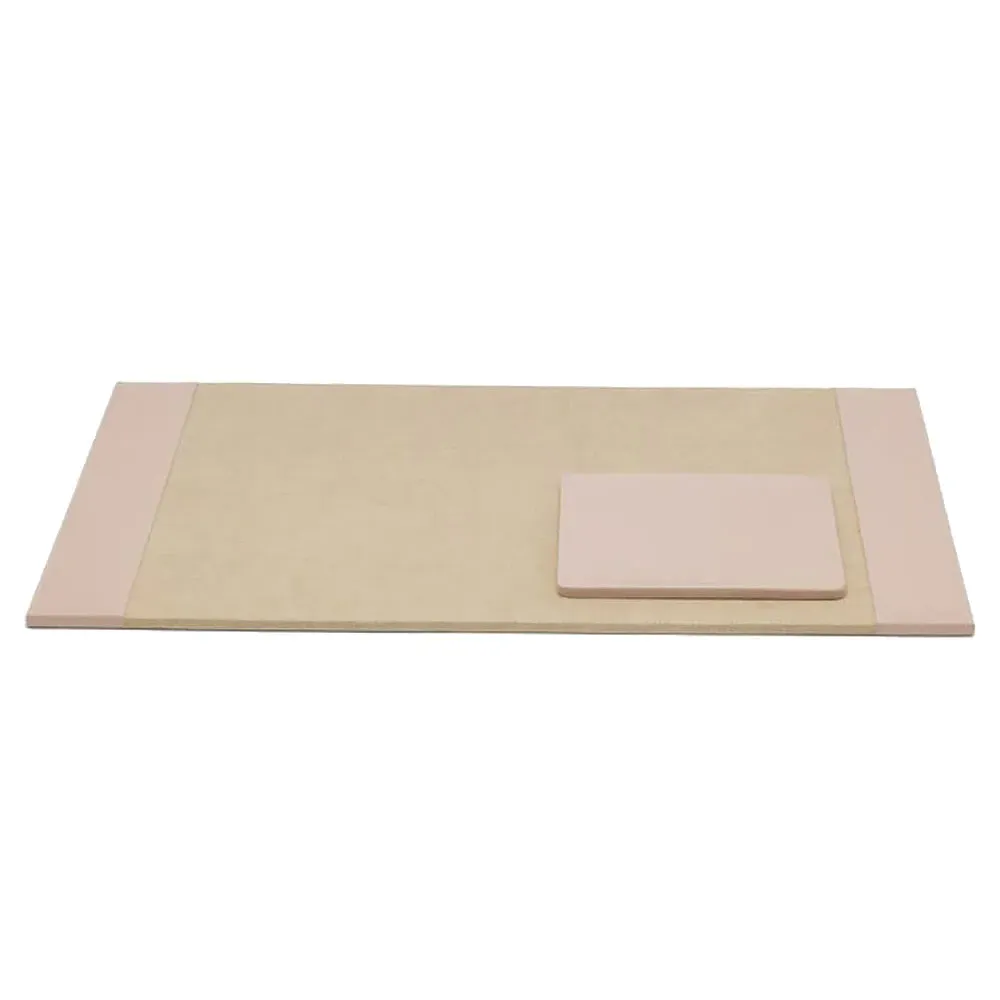 Asby Desk Blotter Mouse Pad Set - Dusty Rose, Leather image