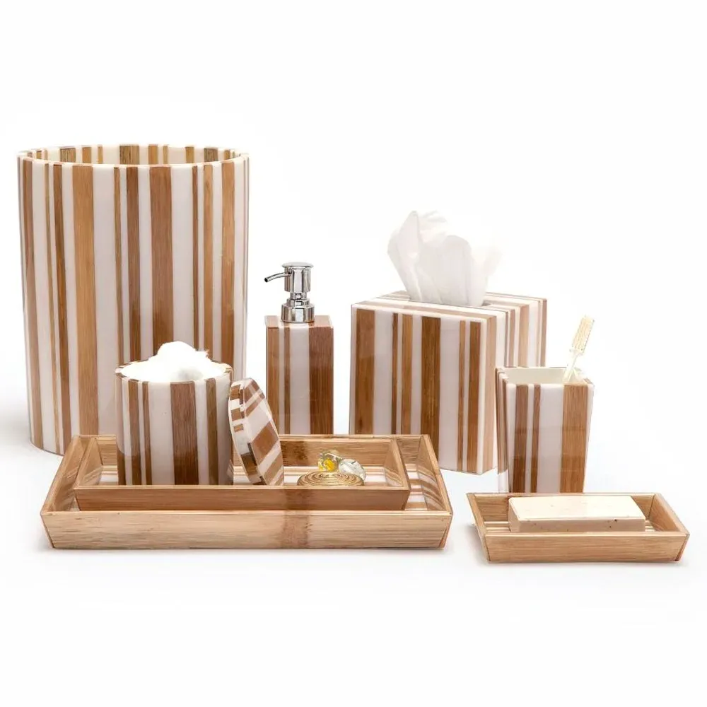 Ashford Soap Pump - Brown, Bamboo