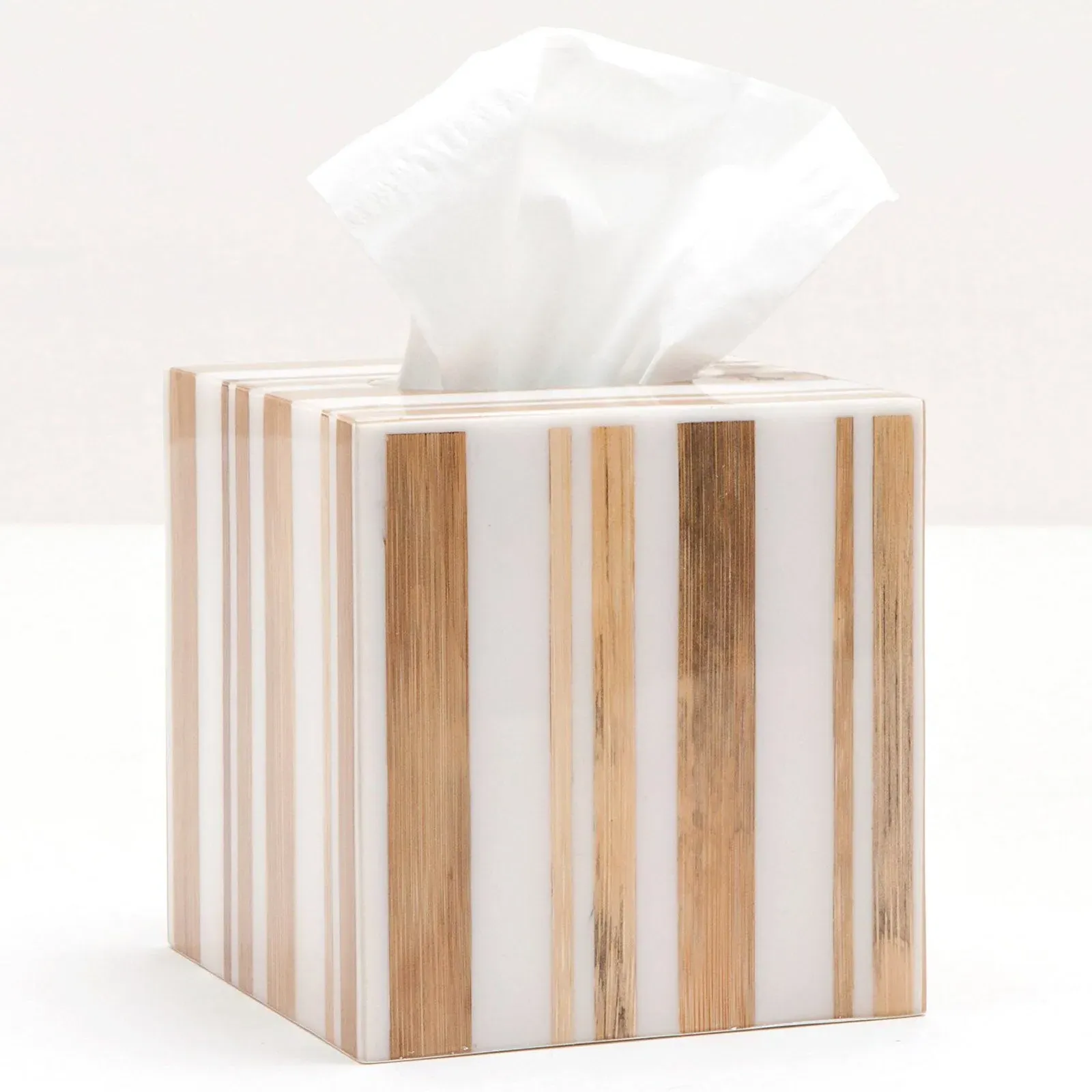 Ashford Tissue Box - Brown, Bamboo