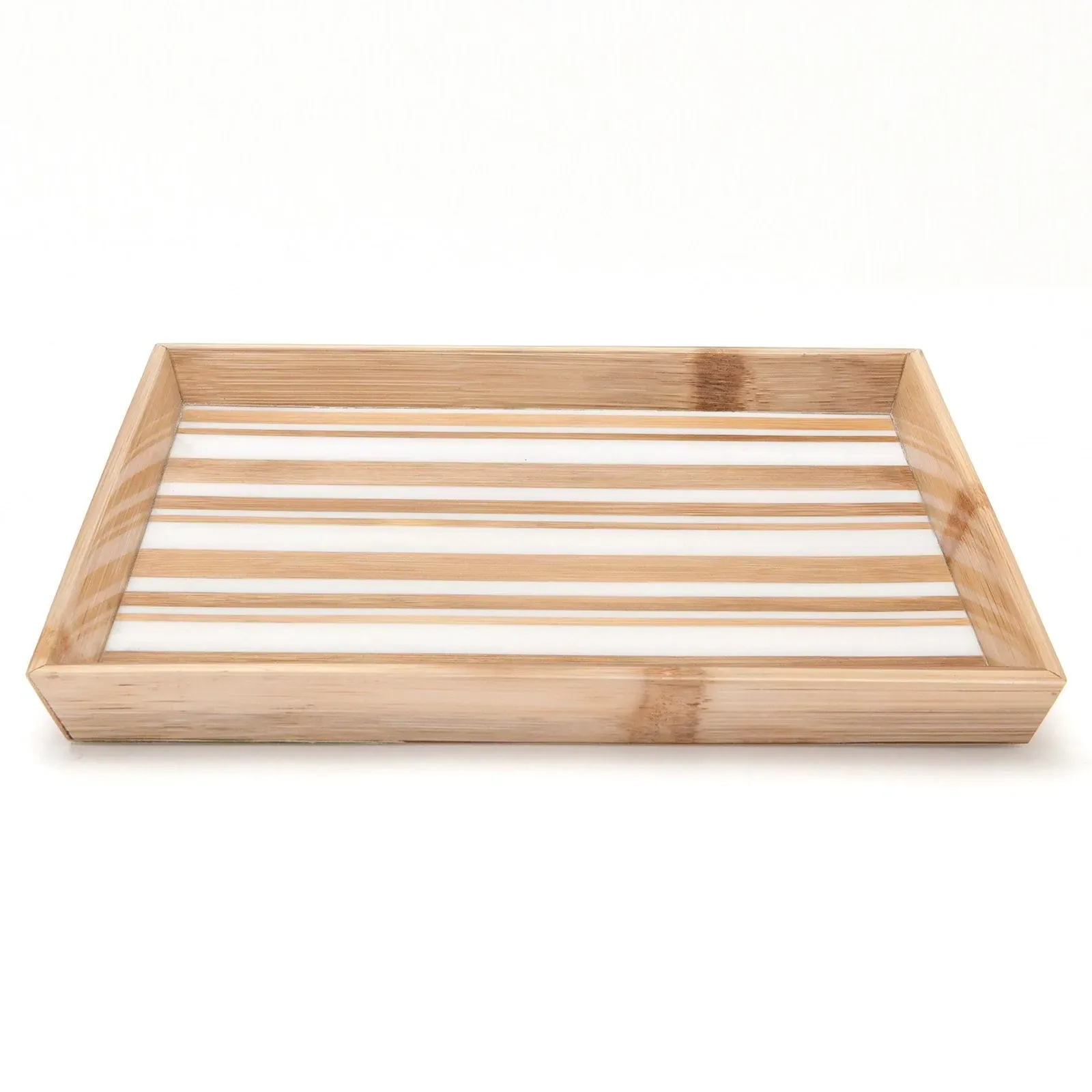 Ashford Tray Set - Brown, Bamboo