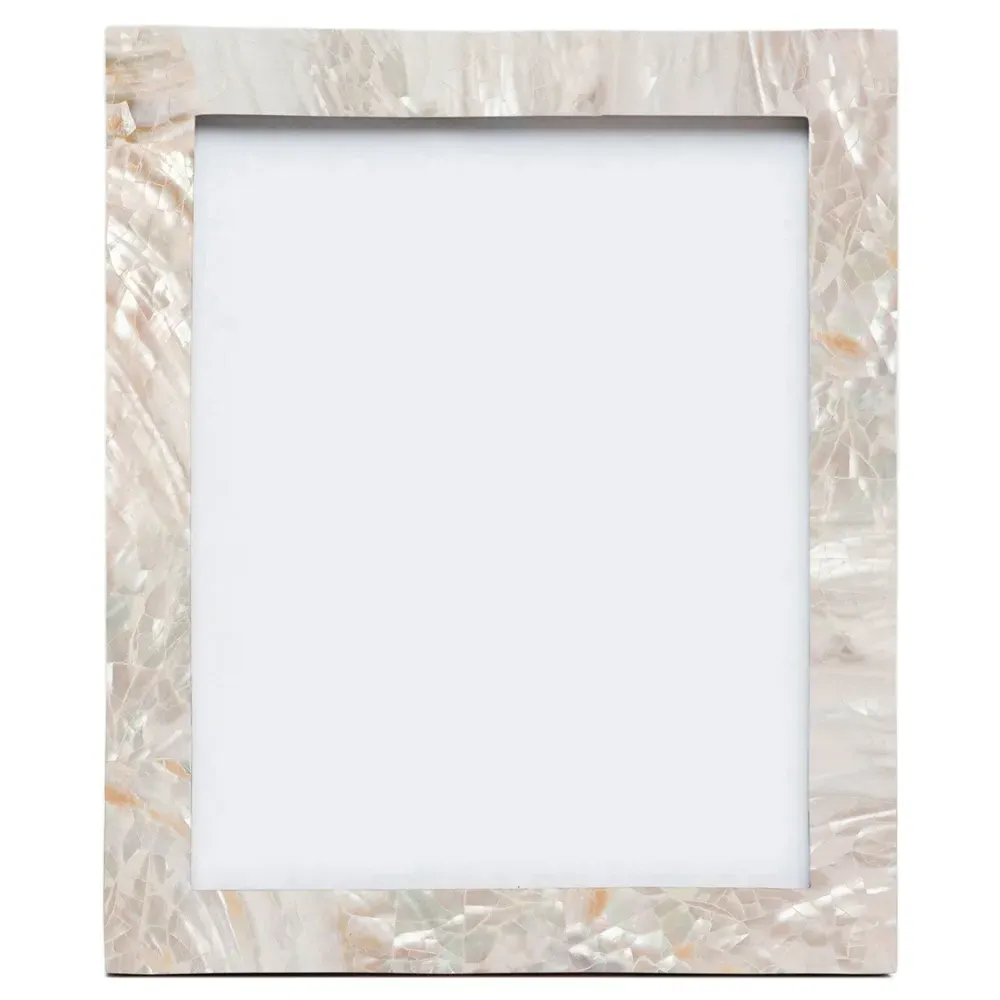Aurora 8x10 Picture Frame - Cream, Kabibe Shell