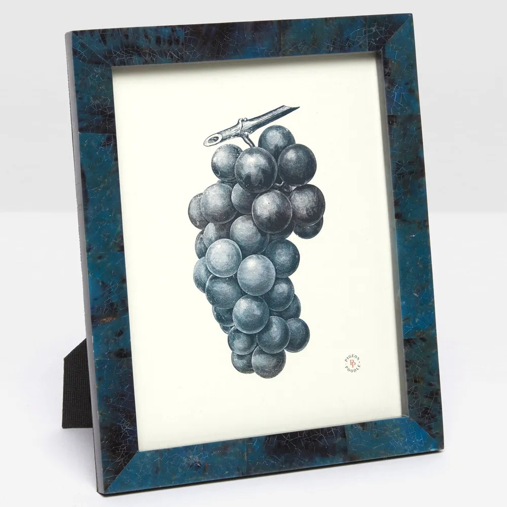 Colmar 8x10 Picture Frame - Dark Blue, Pen Shell