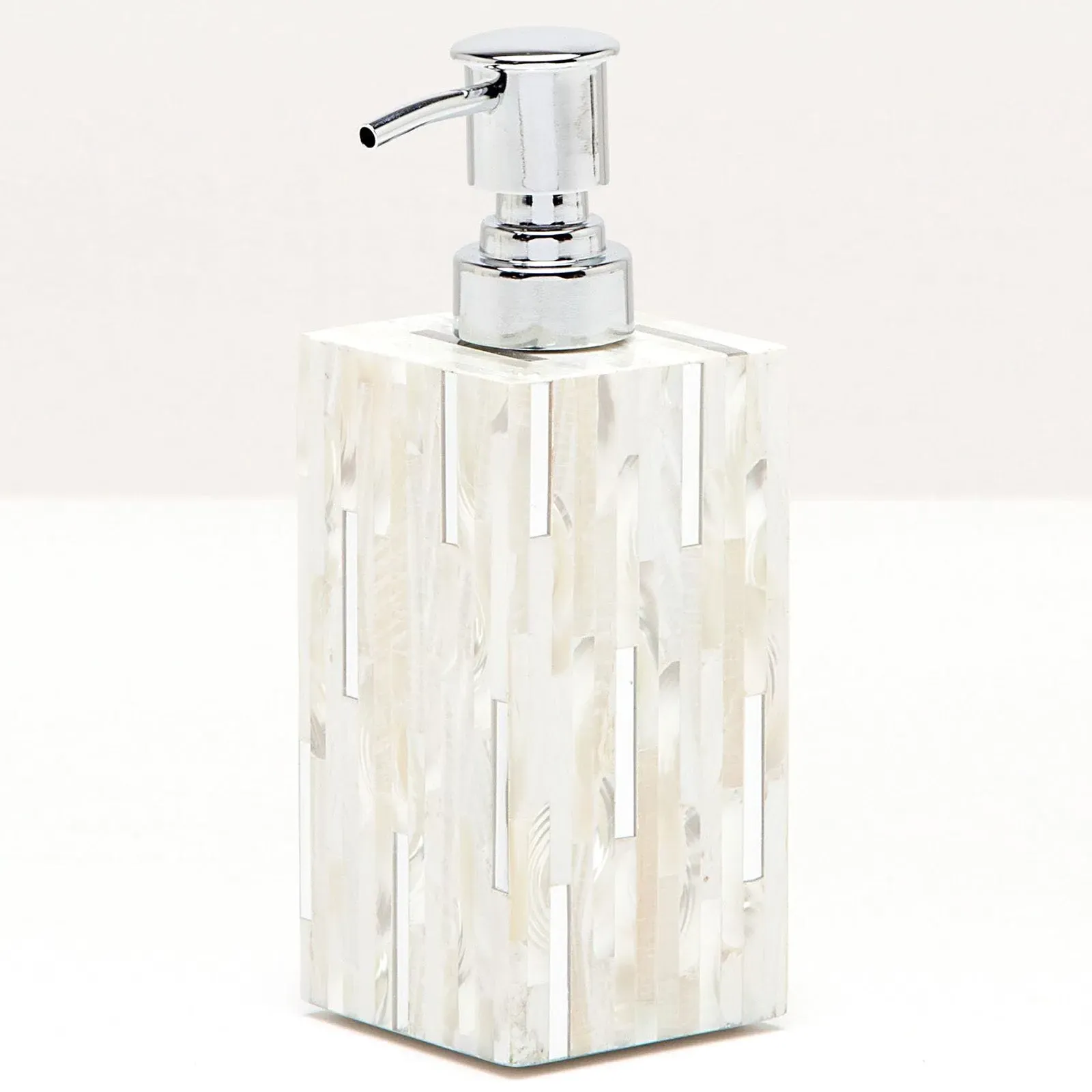 Cortona Shell Soap Pump - Silver