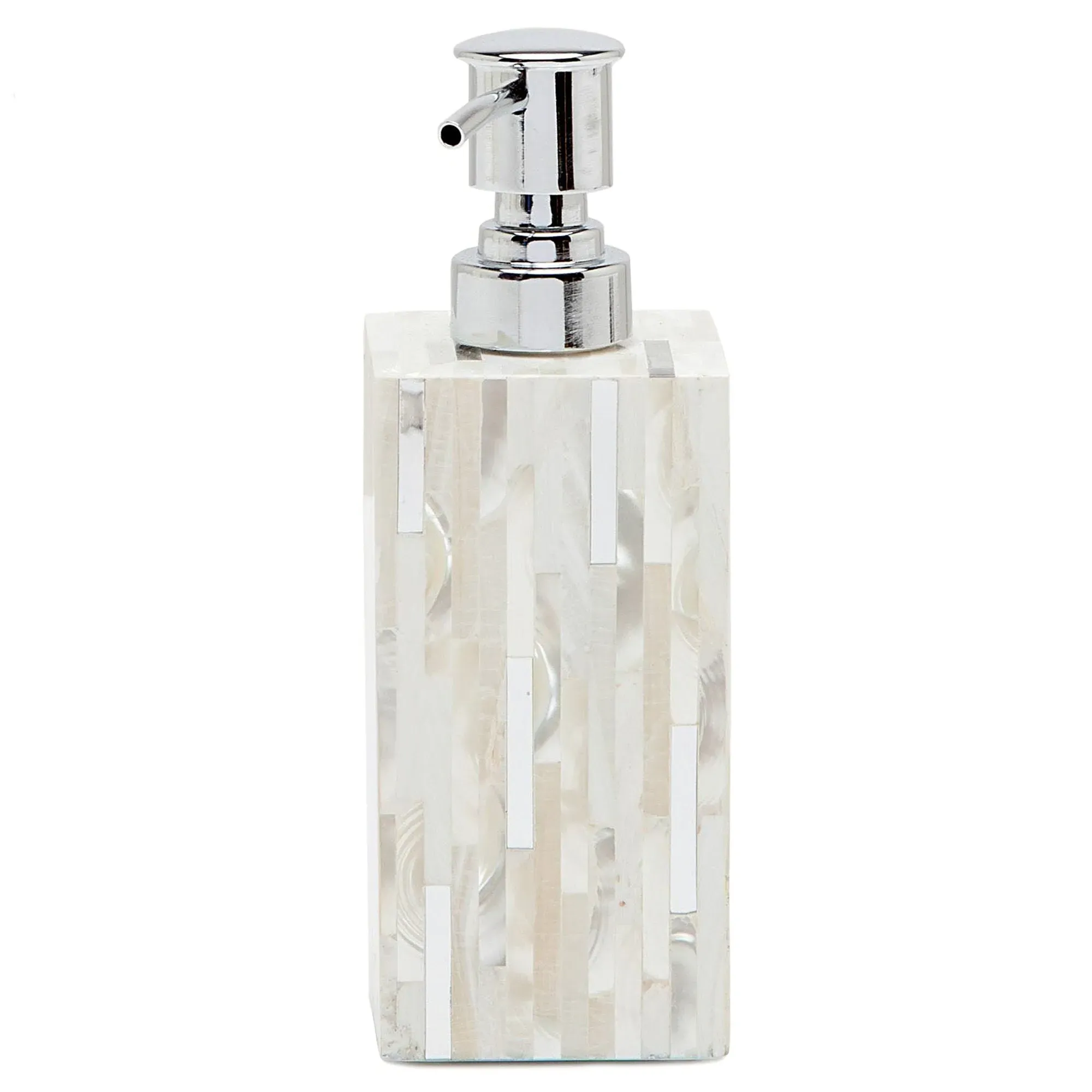Cortona Shell Soap Pump - Silver