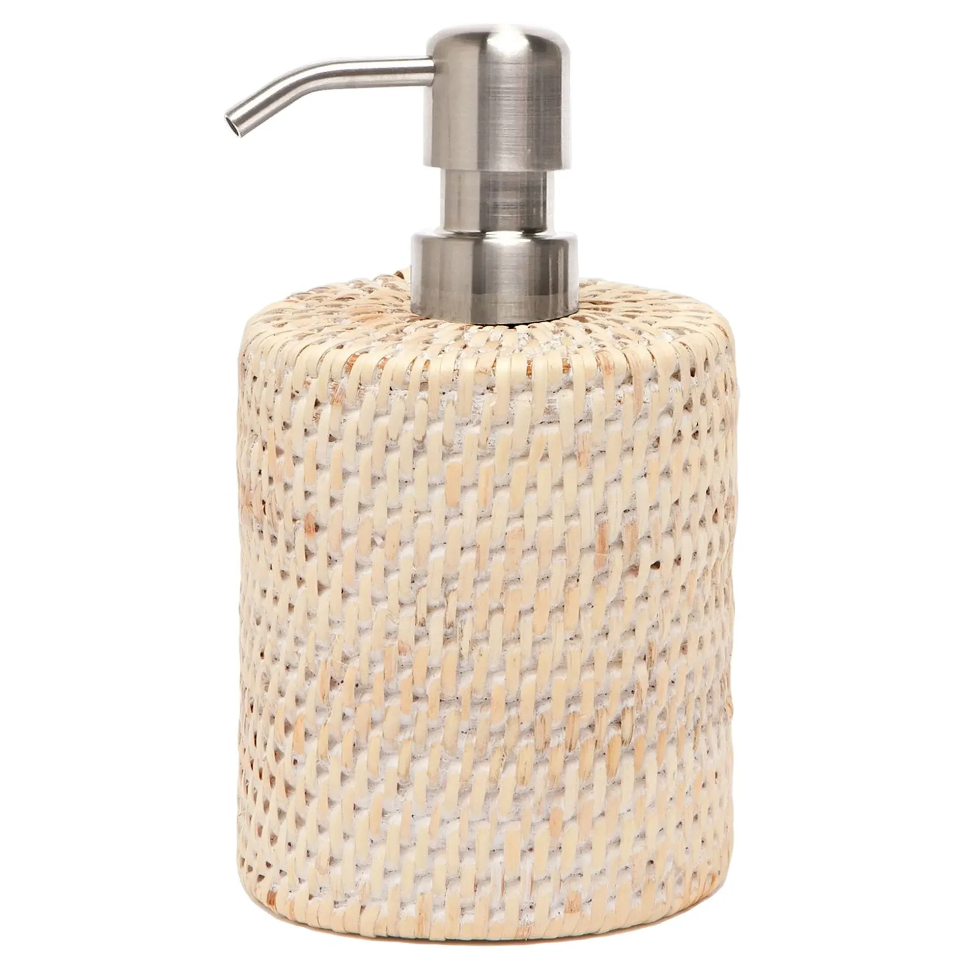 Dalton Soap Pump - Whitewash, Rattan