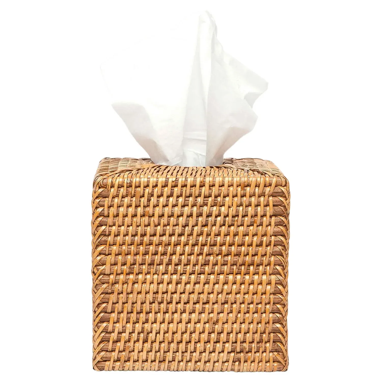 Dalton Tissue Box - Brown, Rattan