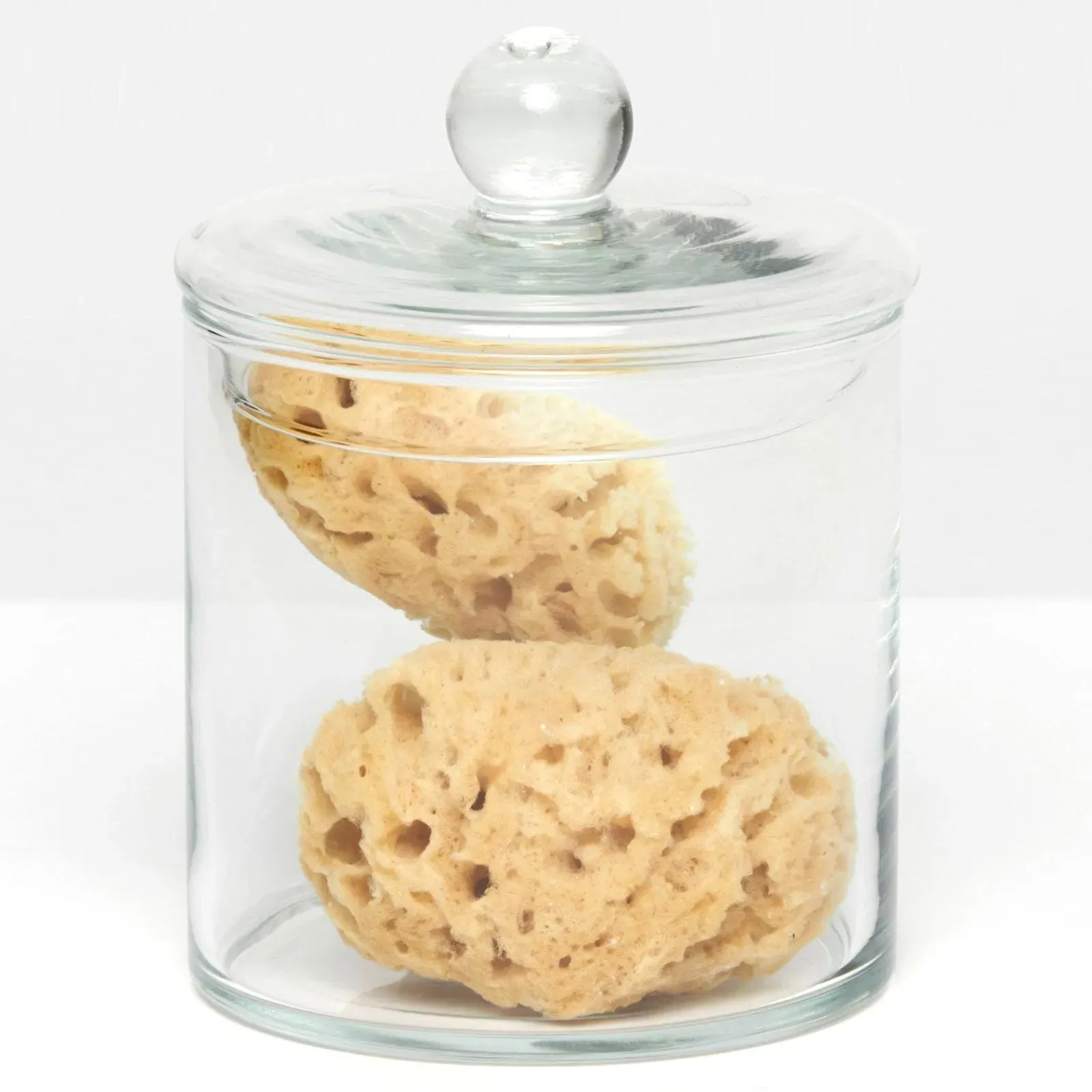 Darby Large Glass Canister - Clear