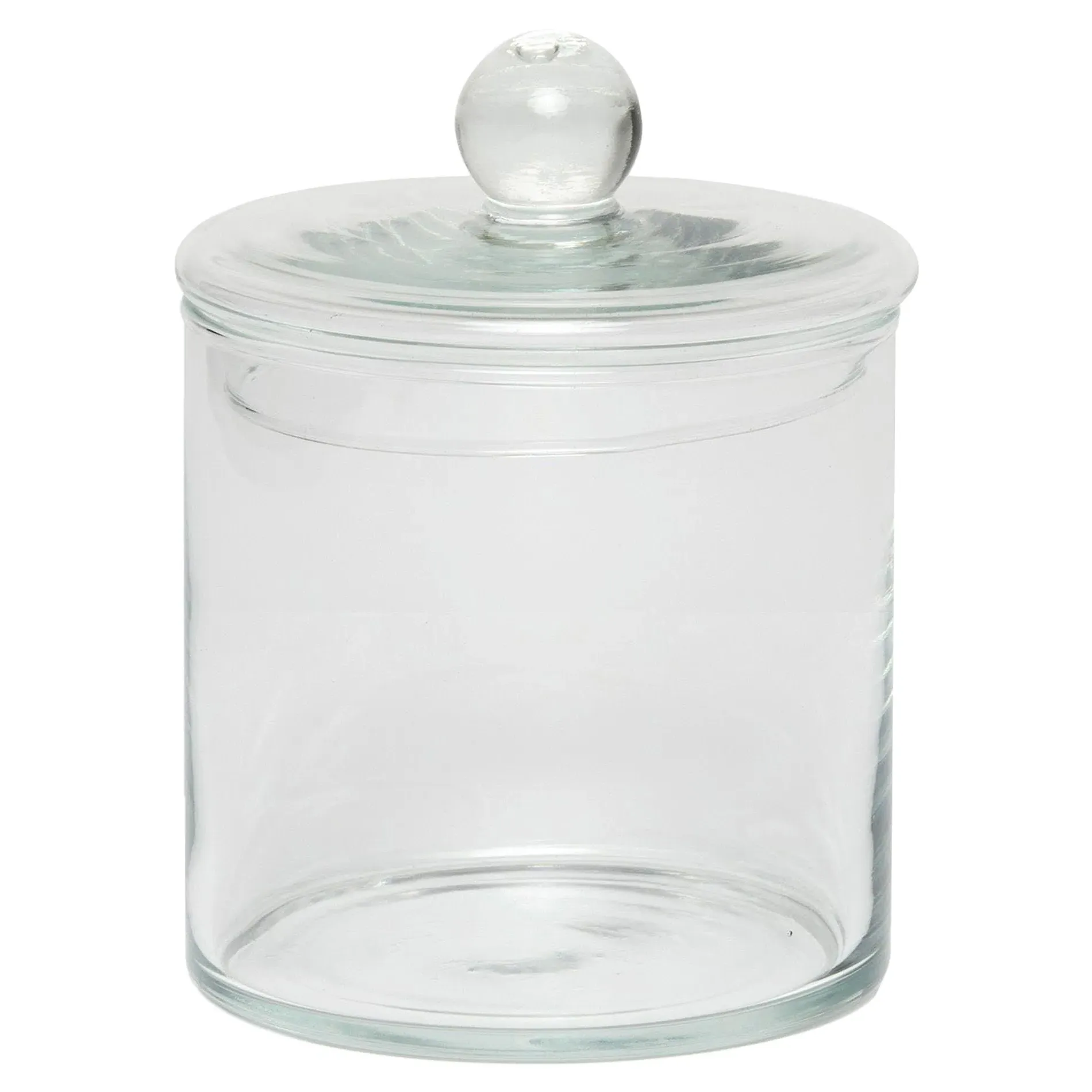 Darby Large Glass Canister - Clear