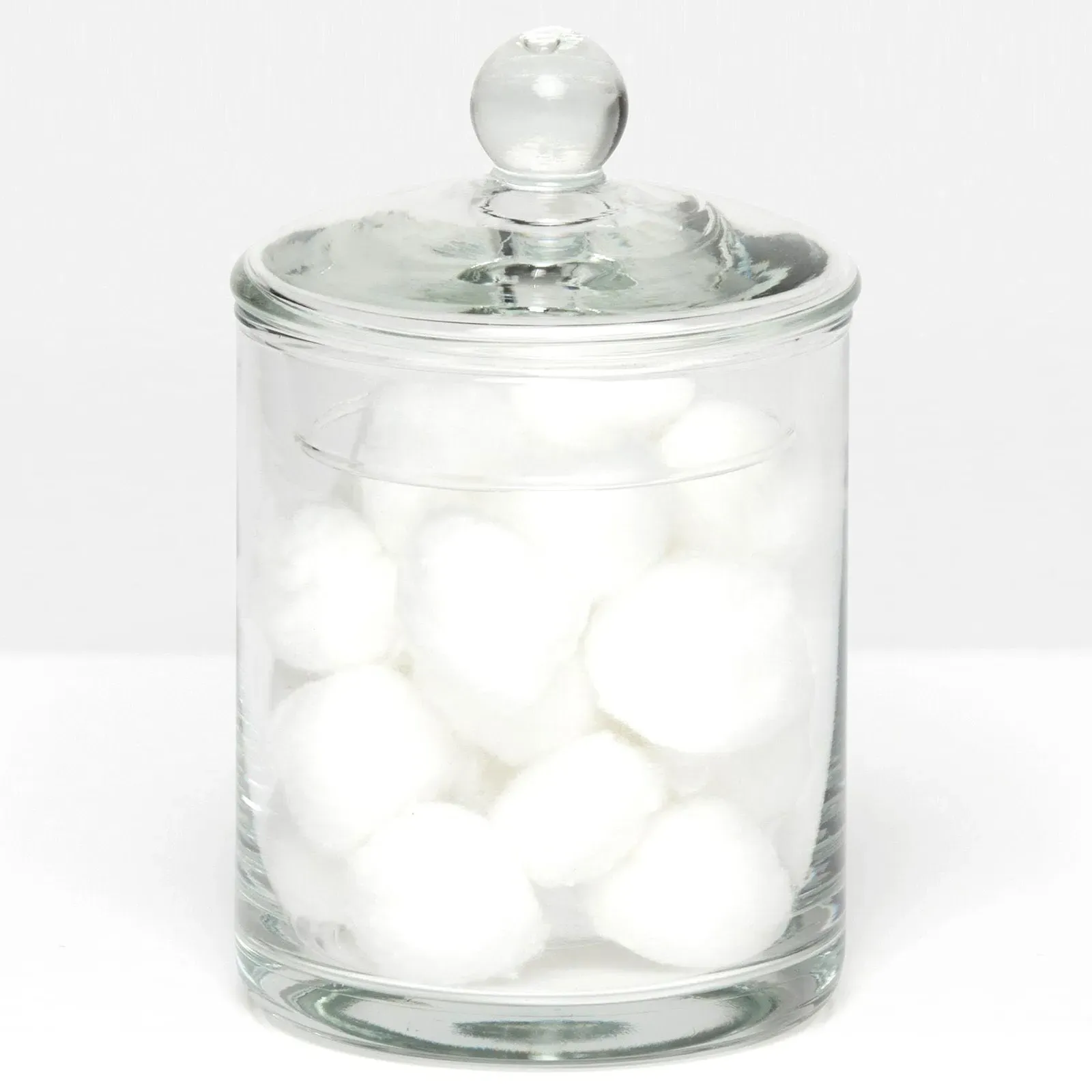 Darby Medium Glass Canister - Clear