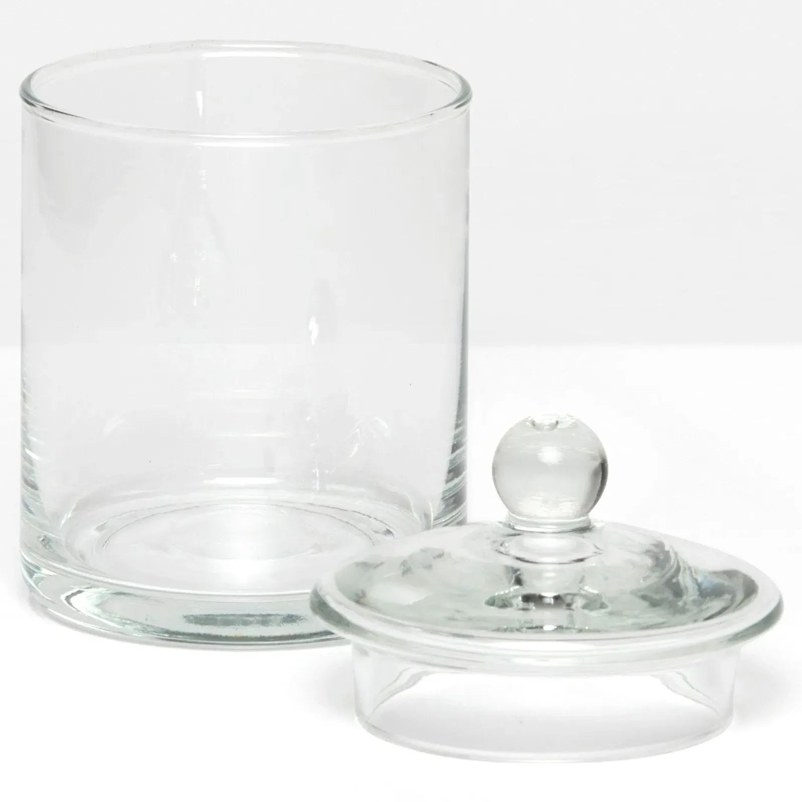 Darby Medium Glass Canister - Clear
