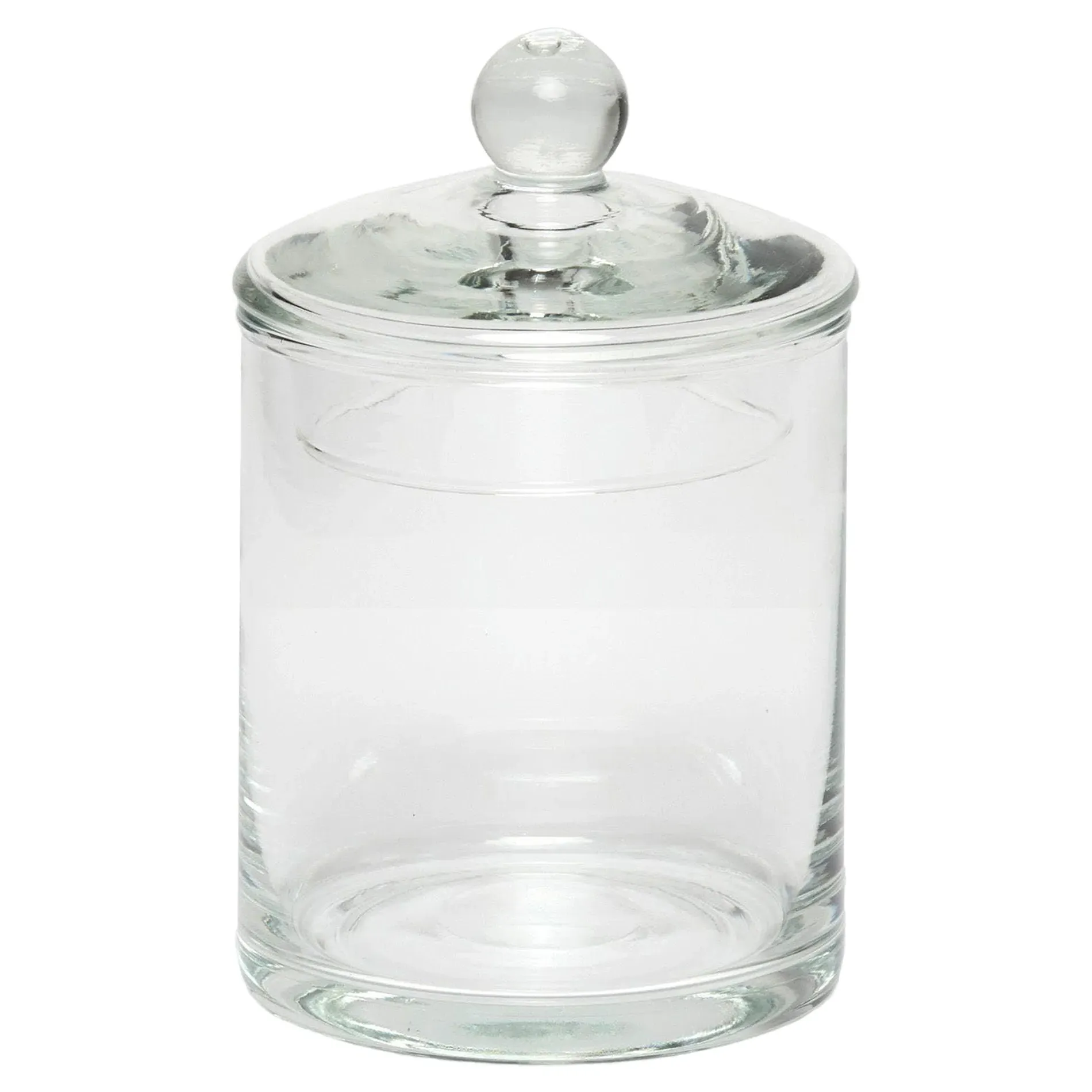 Darby Medium Glass Canister - Clear