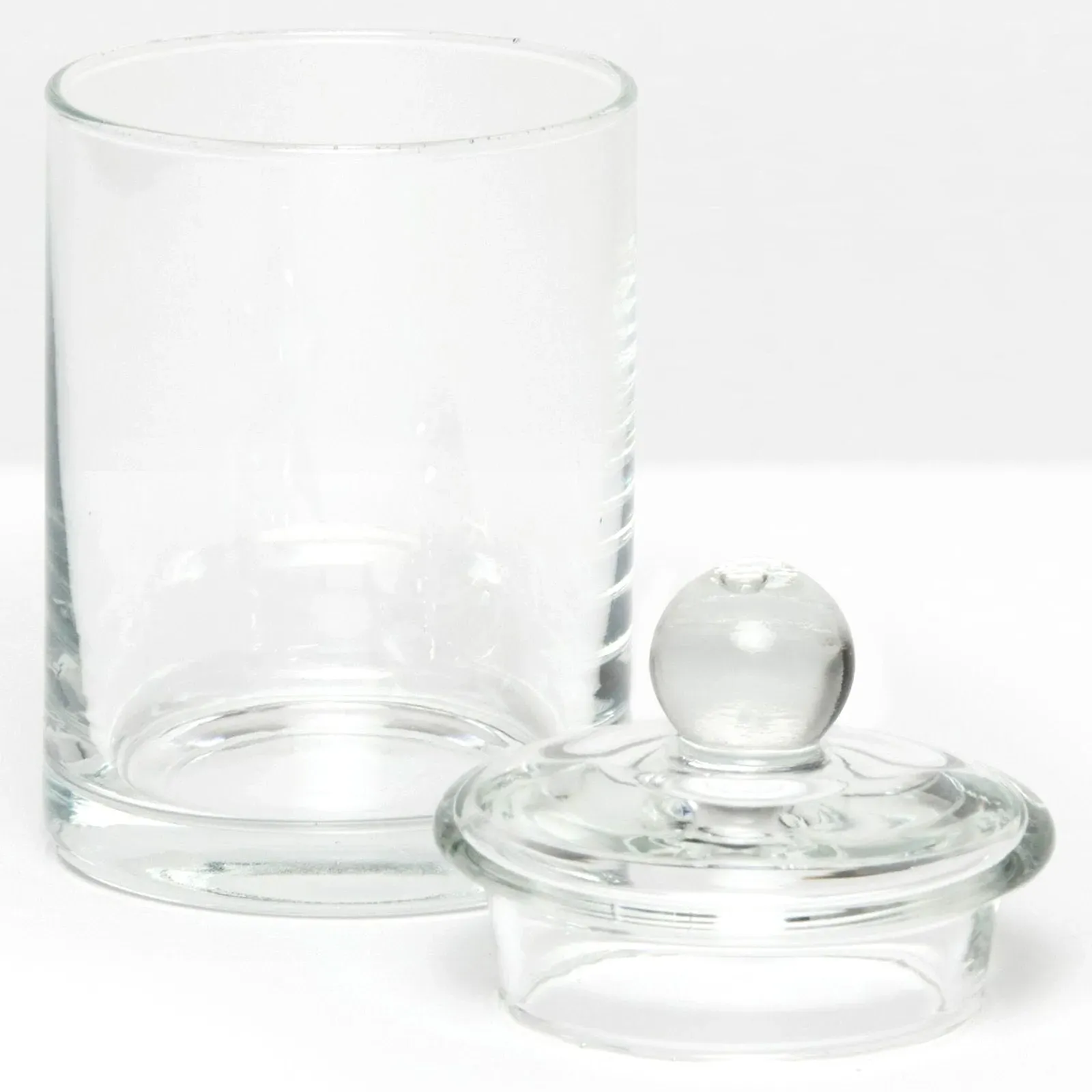 Darby Small Glass Canister - Clear