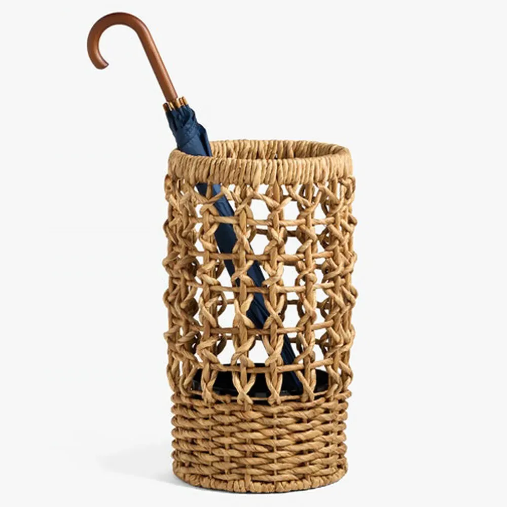 Delray Umbrella Stand - Natural, Water Hyacinth