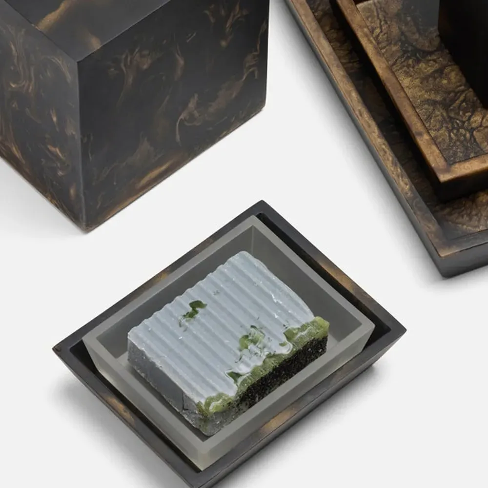 Duluth Soap Dish - Black, Resin