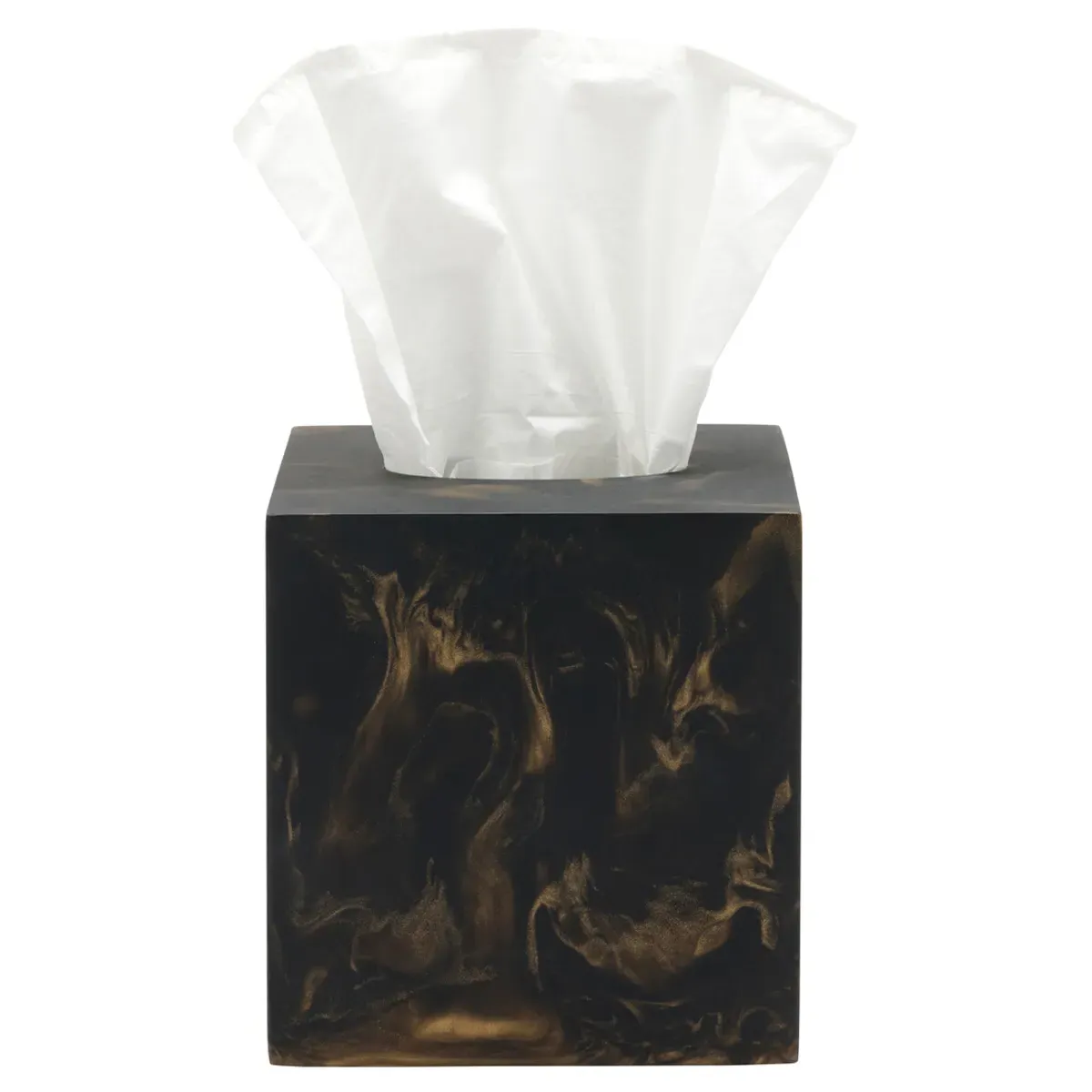 Duluth Tissue Box - Black, Resin