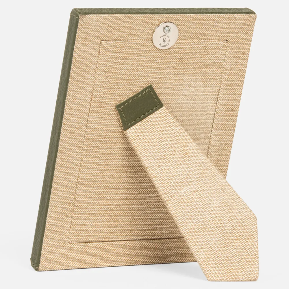 Eton 4x6 Picture Frame - Forest Green, Leather