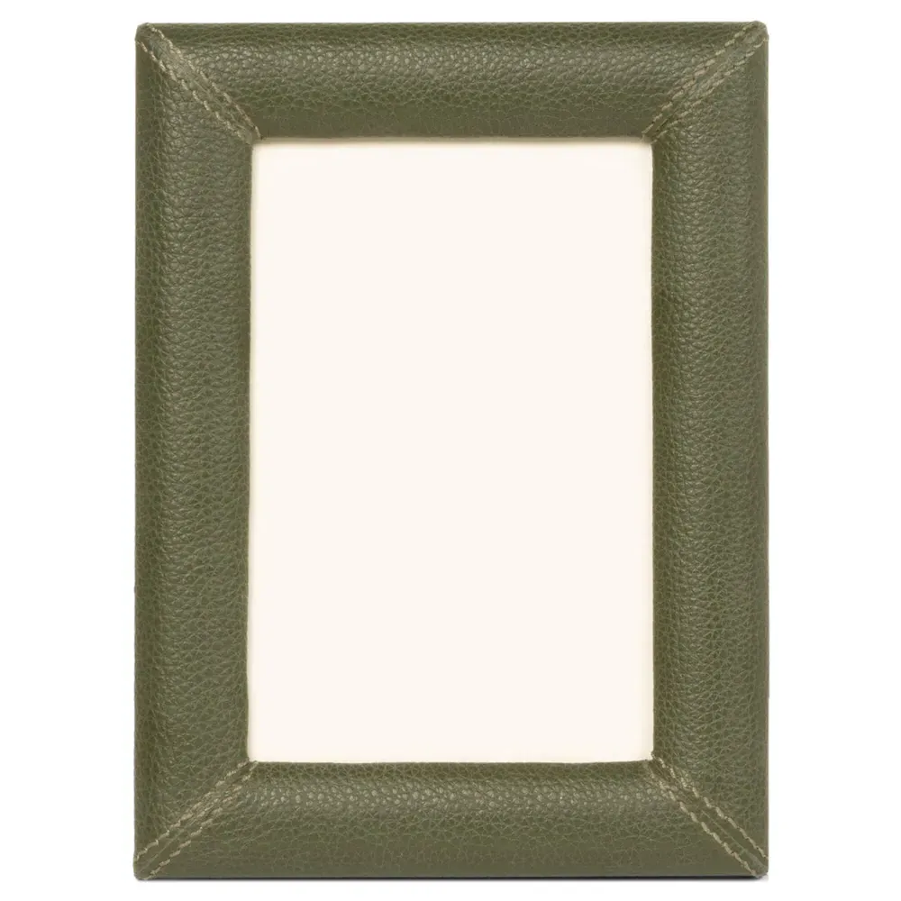 Eton 4x6 Picture Frame - Forest Green, Leather image