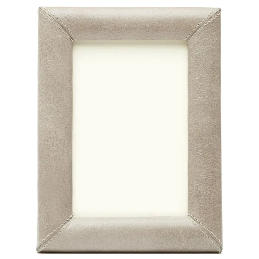 Eton 4x6 Picture Frame - Storm Grey, Leather image