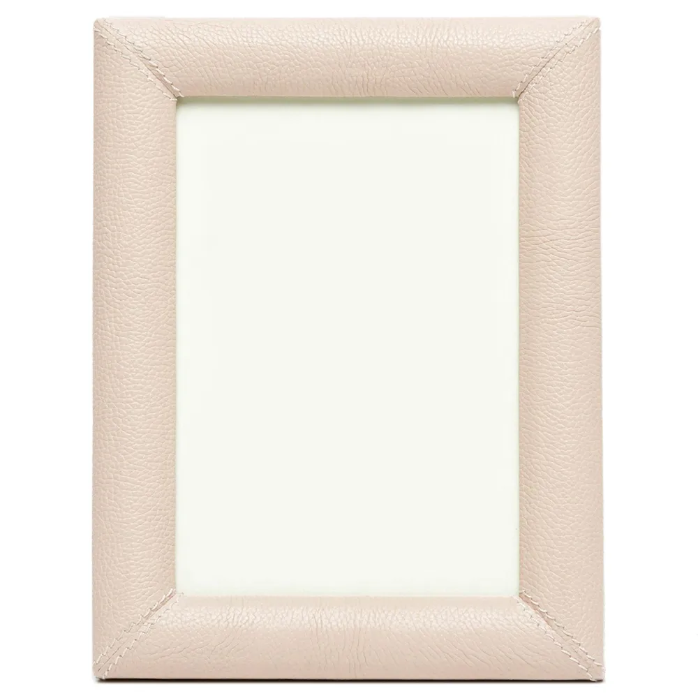 Eton 5x7 Picture Frame - Dusty Rose, Leather