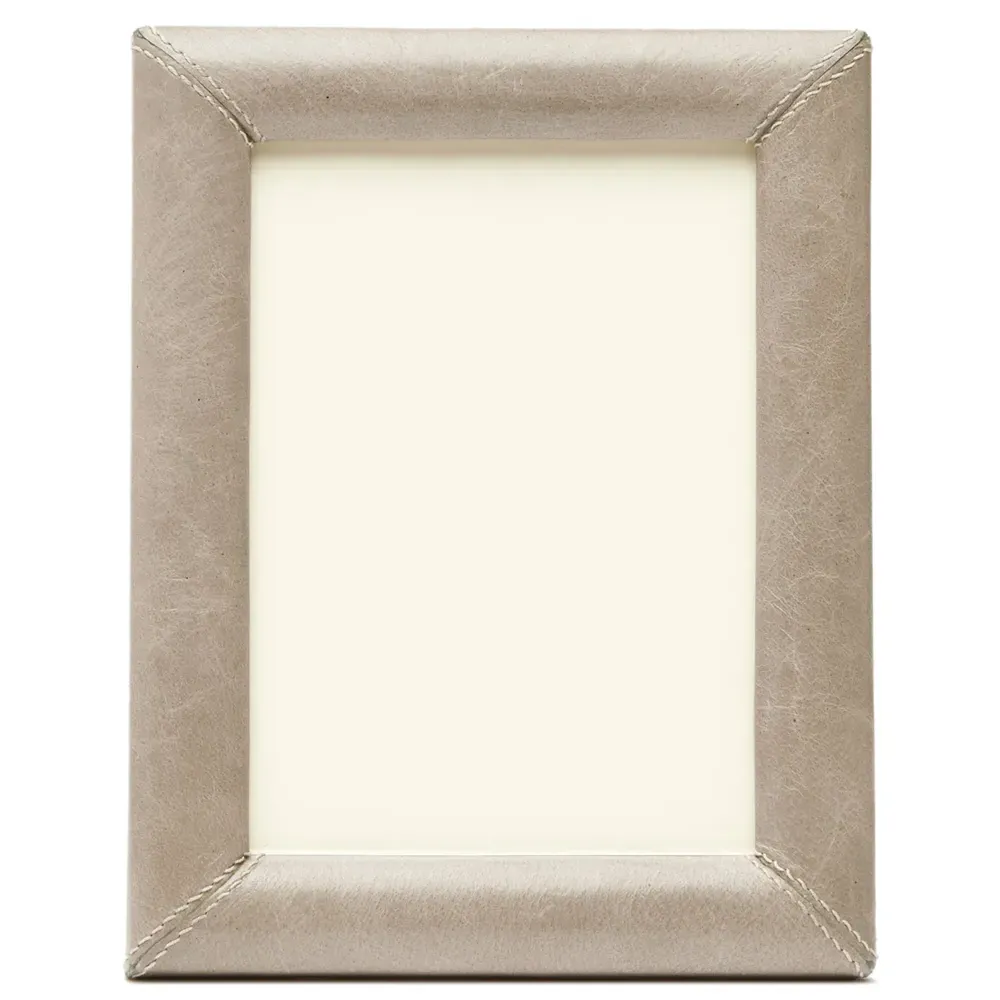 Eton 5x7 Picture Frame - Storm Grey, Leather