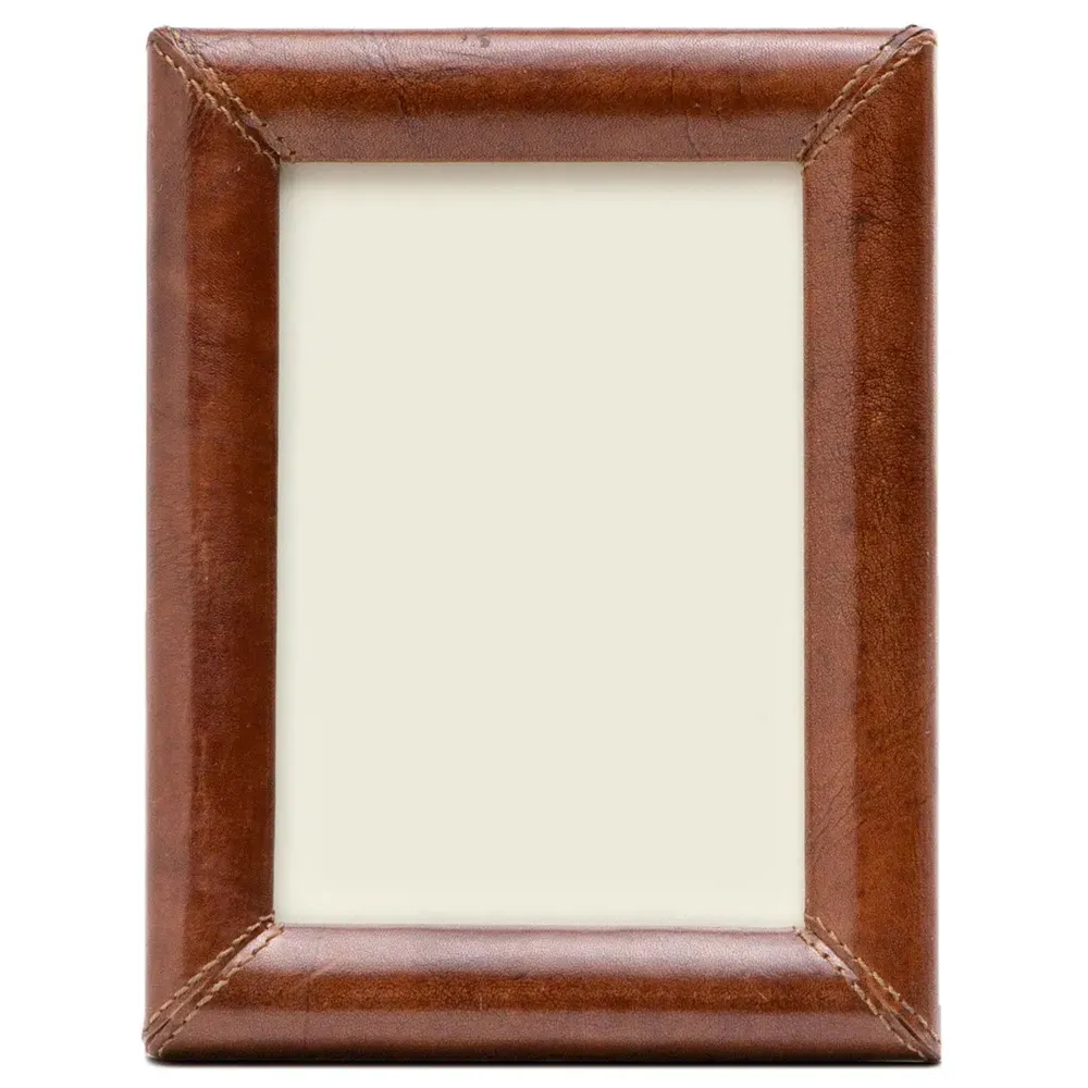 Eton 5x7 Picture Frame - Tobacco, Leather