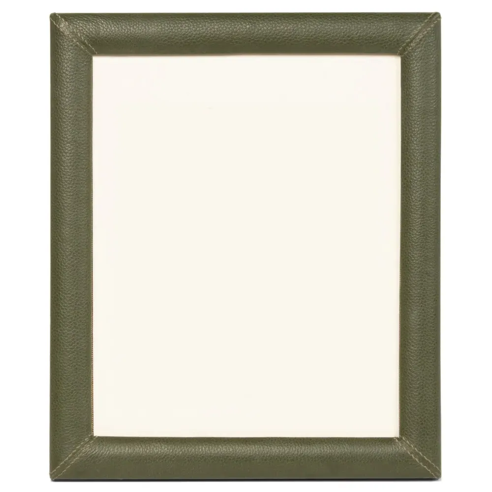 Eton 8x10 Picture Frame - Forest Green, Leather
