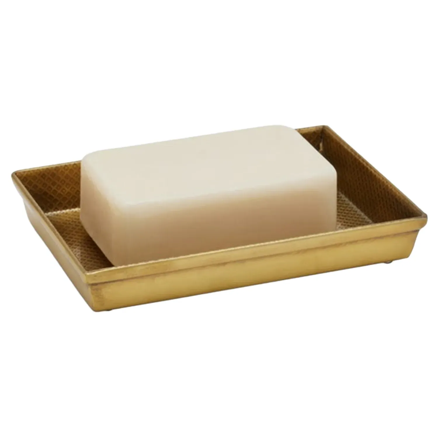 Hagen Soap Dish - Antique Brass, Stainless Steel