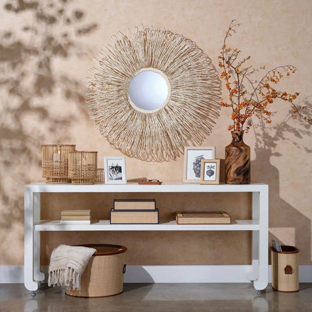 Hanford 4x6 Photo Frame - Brown, Raffia