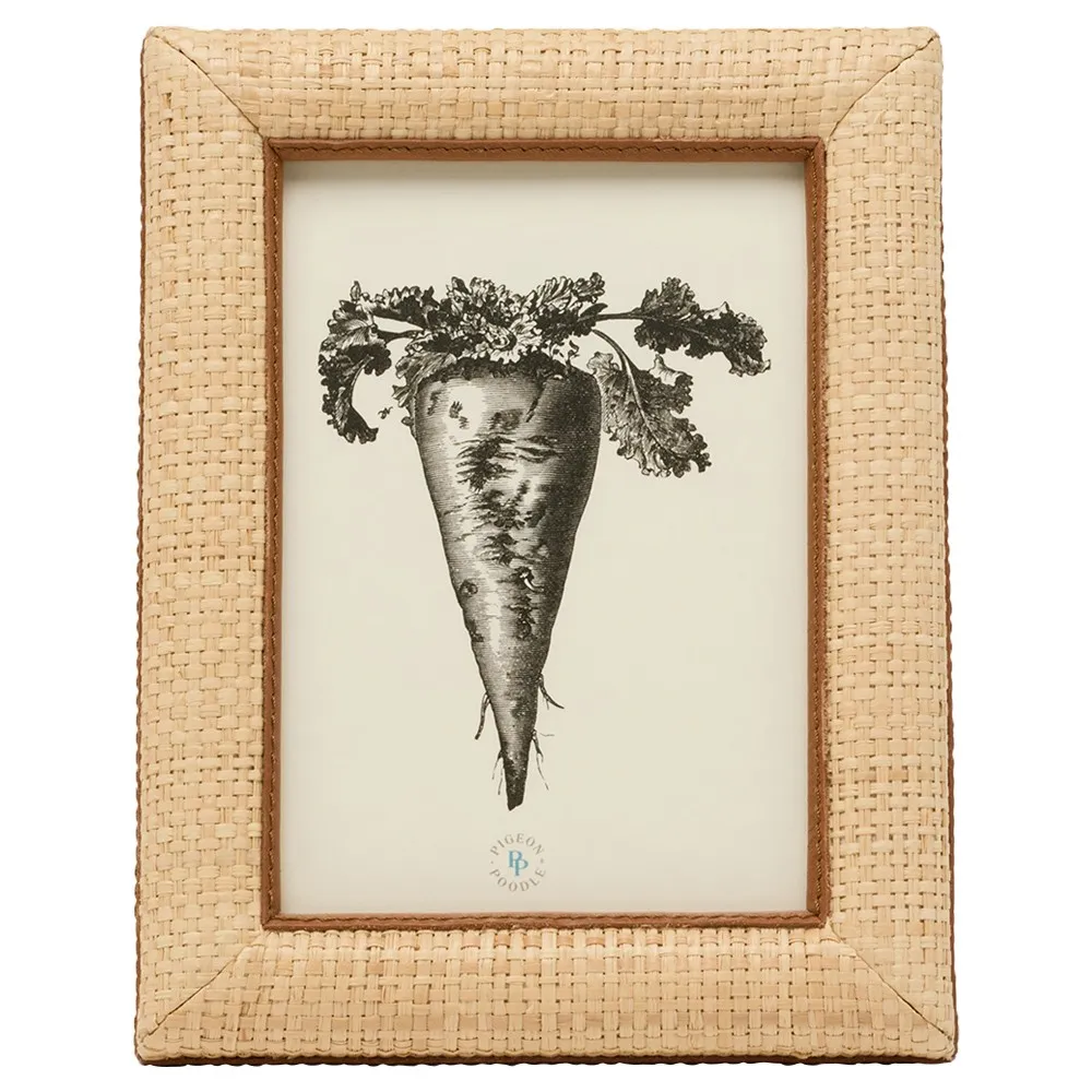Hanford 5x7 Photo Frame - Brown, Raffia