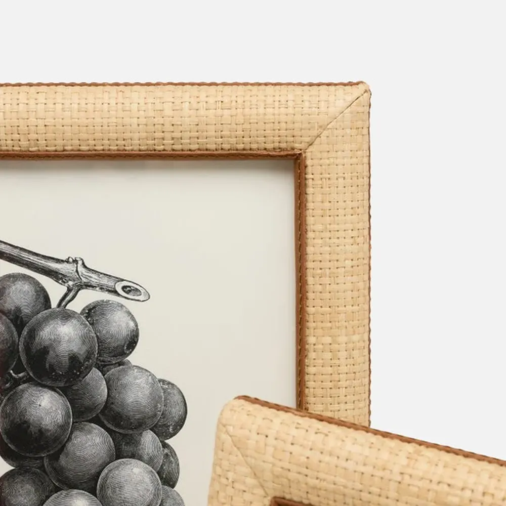 Hanford 8x10 Photo Frame - Brown, Raffia