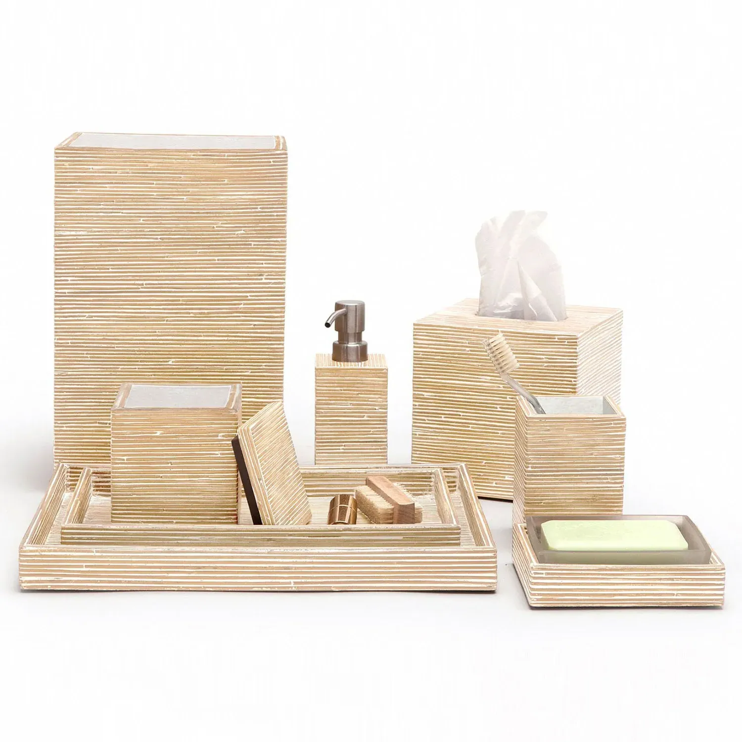 Kona Soap Dish - Beige, Rattan