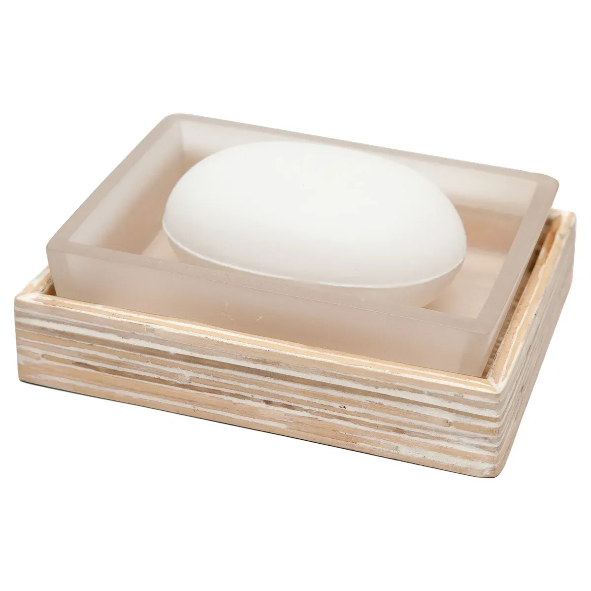 Kona Soap Dish - Beige, Rattan