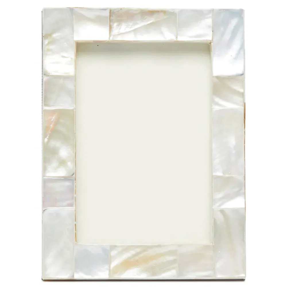 Lesina 4x6 Picture Frame - White, Kabibe Shell image